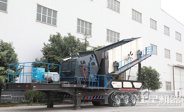 輪胎式移動建筑垃圾破碎機(jī)